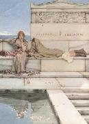 Alma-Tadema, Sir Lawrence Xanthe and Phaon (mk23) oil painting on canvas